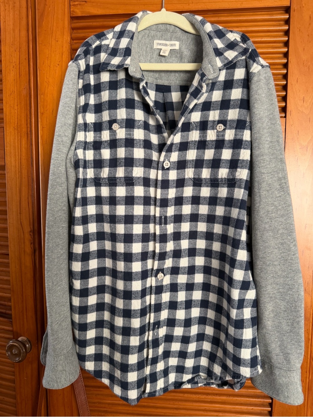 Tucker + Tate button-front casual shirt jacket